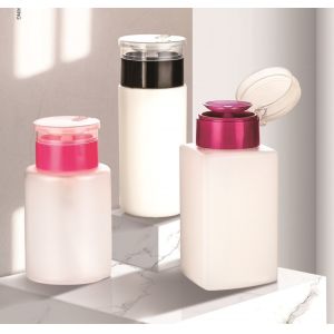 150ml Makeup Remover Pump Dispenser For Skin Care Cream Screen Printing Surface