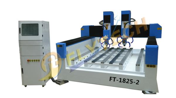 Quality New arrival Double head Stone CNC router machine with EPS instructurer wholesale