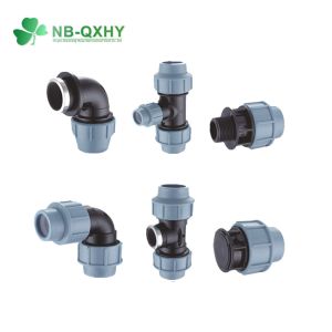 Cheap Light Color QX High Pressure Pn16 PP Compression Fitting for Plumbing Applications for sale