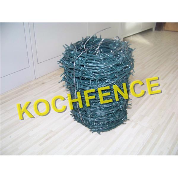 Anti Oxidation Decorative Barbed Wire , Barbed Wire Cattle Fence Easy Installati