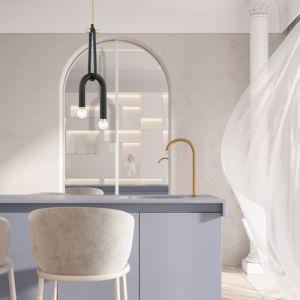 Whit 20 Chandelier Postmodern Creative U-shaped lustre industrial Chandelier(WH