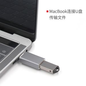 2020 Macbook Pro Usb Hub , Aluminum OTG Usb A To Usb C Adapter