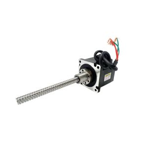 Nema 34 (86mm) hybrid ball screw stepper motor 1.8° Step Angle 4 Lead Wires