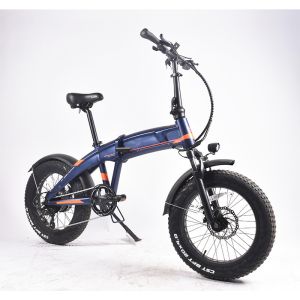 China ODM 48V 500W Fat Tire Electric Mountain Bike Shimano 6 Gears Cargo Foldable Ebike on sale