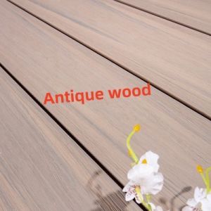 Salt Resistant WPC Co Extrusion Decking Plastic Deck Lumber 146 X 22mm