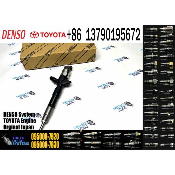 Common rail injector 095000-7820 Common rail injector 095000 7820 23670-30265 is applicable to electronic Toyota injector
