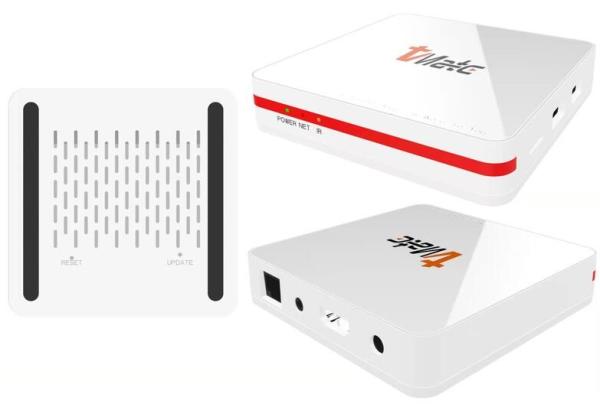 Quality Android OTT TV Streaming Box with Mali-450MP GPU 105 X 105 X 20mm Dimensions HDMI 2.0 Video Output wholesale