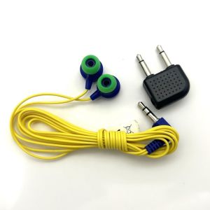 In-Flight Entertainment Airline Headphones with 3.5mm Interface Type ABS PVC