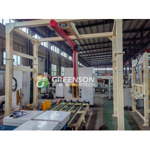 Quality Automatic 60x60cm PVC Coated Gypsum Ceiling Tile Making Machine with 1300mm Effective Laminating and 2-6 Million Sq.m/year Capacity wholesale