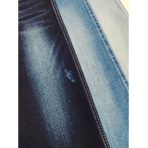High Spandex Dual-Core Siro Yarn Cross Slub 85%Cotton Denim Fabric With 170cm