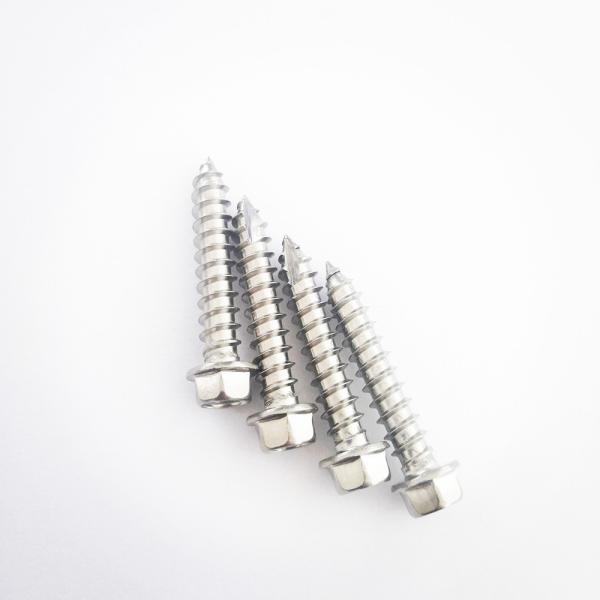 Quality A4 Stainless Steel Self Tapping Roofing Screw For Timber Hex Head , ISO7053 wholesale