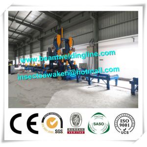 Automatic H Beam Assembling Machine , H Beam Straightening Machine CE / ISO