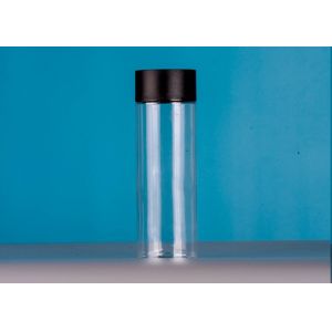 360Ml Empty Plastic Juice Bottles with Lids – Cylinder Drink Containers - Great