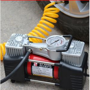 Cheap High Pressure Hand Portable Air Compressor With Double Cylinder for car tire inflation for sale