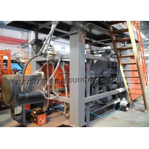 Traffic Barrier Automatic Blow Molding Machine Diagonal Tie Bar Central Clamping