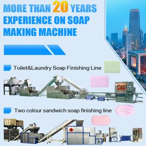 High Productivity Automatic Toilet Soap Making Machine with Soap Finishing