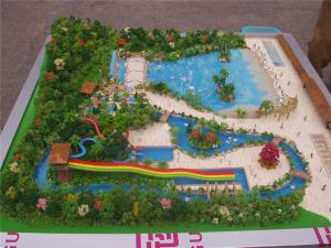 China Handmade 3D Amusement Park Model Acrylic Plastic Material 1 * 1 . 2M on sale
