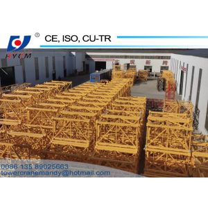 380V/60hz Power Supply 1600*1600*2500mm Mast Top Slewing Crane PT5210 Topless