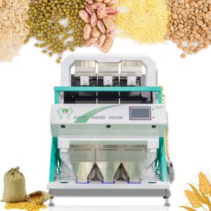Beans Seeds Multipurpose Sorting Equipment With Industrial Camera 3 Chutes