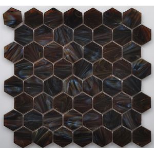 Cheap Agglomerate Mosaic Tile with Hexagon Shape for sale