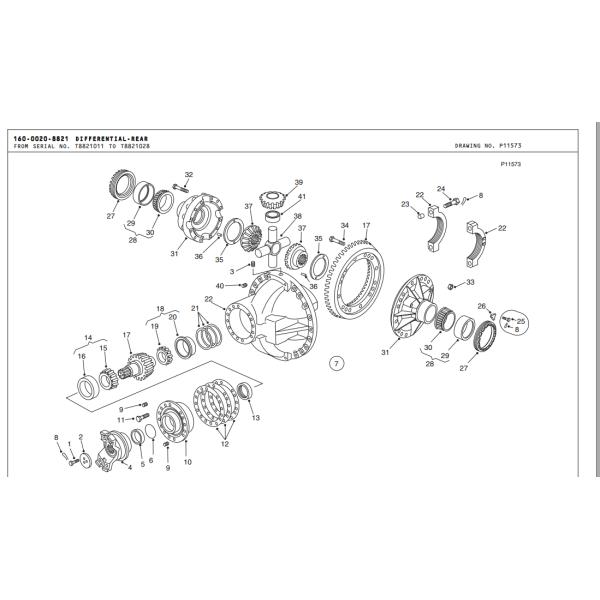 terex 9253506 housing assy for terex TR60 terex ming truck terex dump truck
