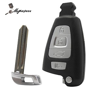 China folding hyundai auto remote replacement keys with high impact resistance on sale