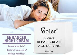 Cheap Non Greasy Anti Aging Night Cream , Intensive Night Cream Fragrance Free Light Scented for sale
