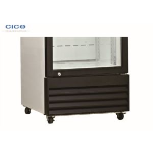 Promotional 228L Upright Display Refrigerator With Fan Cooling System