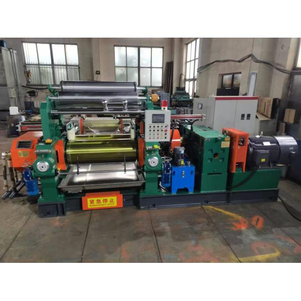 Quality PLC Smooth Rollers rubber mixing mill machine Automated Control System wholesale