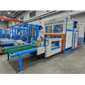 Stacking and Flute Laminating System with Auto Flip Flop Stacker Machine for