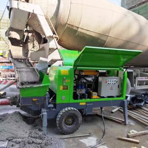 High Efficiency Mini diesel Concrete Pump Diesel Concrete Trailer Pump with