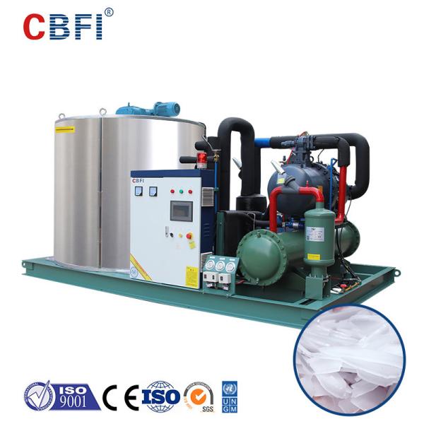 Quality 15 Tons Per Day Flake Ice Machine For Cooling Keep Fresh wholesale