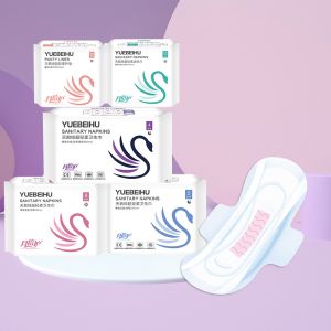 Unscented Adhesive Cotton Sanitary Pads Menstrual Pad Hypoallergenic