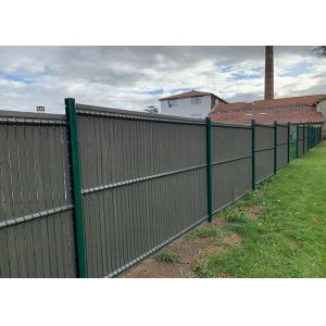 Peach Post 3D Curved Steel Edge V Mesh Security Fencing