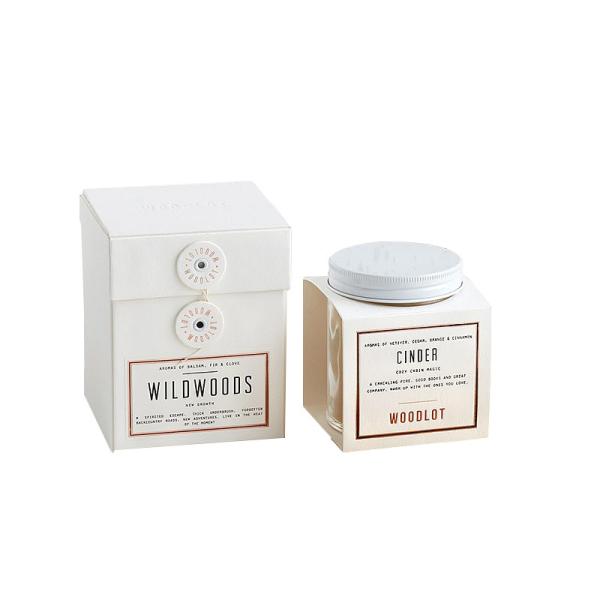 Quality Luxury Small White Cardboard Candle Boxes With Custom Logo Design wholesale