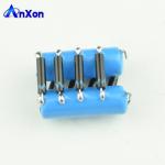 High voltage ceramic capacitor array with blue epoxy resin coating