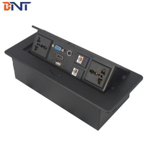 Office Hydraulic Desk Pop Up Sockets , Pop Up Power Socket With XRL Connector