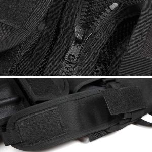Black Nylon Armor Tactical Gear Vests Bulletproof with Breathable