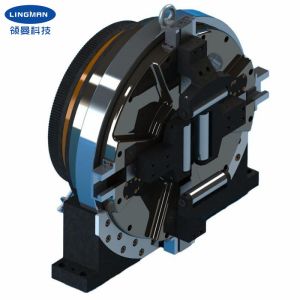 China Full Stroke Main Pneumatic Rotary Chuck For Laser Special Pipe Cutting Machine on sale