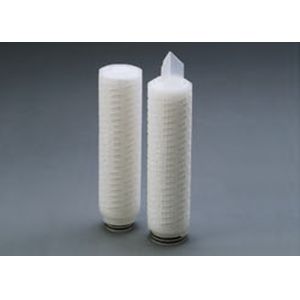 Cheap Absolute Rating Polypropylene Pleated Filter Cartridge For Beer Filtration Dia 2.5&quot; L 40&quot; for sale