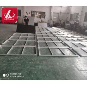Portable Aluminum Stage Platform 0.2 - 0.8m Height Efficiency Folding Stage