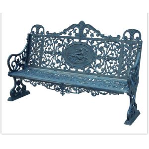China Copper Rust Garden Cast Iron Table And Chairs In Antique Style Vintage Cast Iron Bench on sale