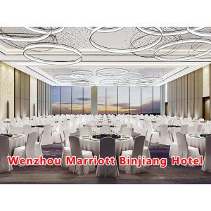 Fireproofing Movable Partition Wall with High Pressure Laminate Board and Dupont