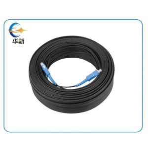 FTTH Network Pre Connectorized Drop Cable End To End Patchcord SM Simplex Duplex