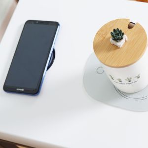 MDF Solid Wood Coffee Table Stable Durable Lightweight For Apartments