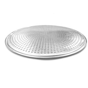 11 inch perforated round punched pizza pan with holes baking tray aluminum pizza