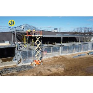 Punching Service Steel Metal Frame Structure for Steel Building Construction