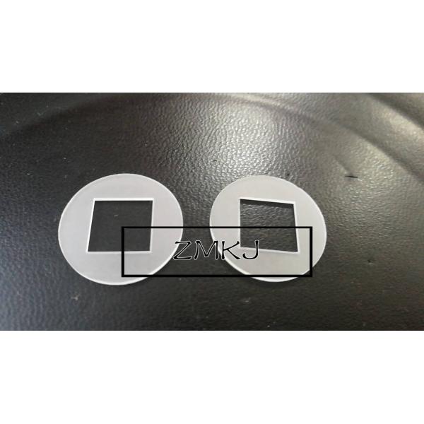 Quality Al2O3 Single Crystal Sapphire Optical Windows Custom Shape With Square Round Hole wholesale