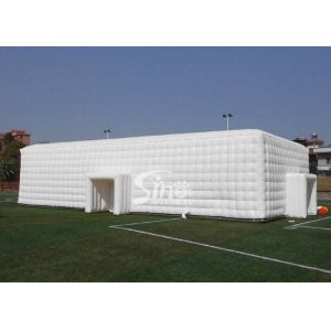 20x10m outdoor white giant inflatable cube tent for wedding parties made of best