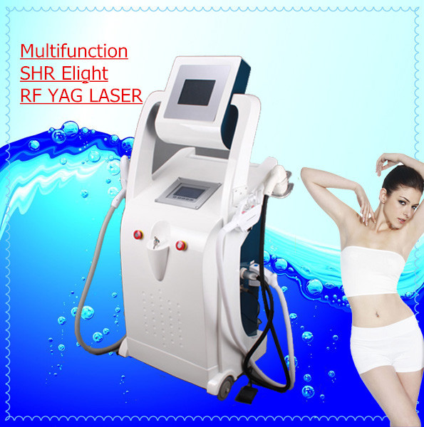 Quality Multifunction SHR Nd Yag Laser Hair Removal Machine With 8.4" TFT Touch Screen wholesale